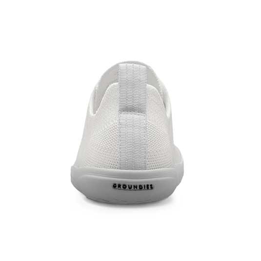 Groundies Active Knit Women's Barefoot Shoes – White