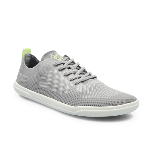 Groundies Active Knit Men's Barefoot Shoes – Stone/Lime