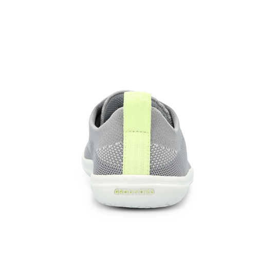 Groundies Active Knit Men's Barefoot Shoes – Stone/Lime