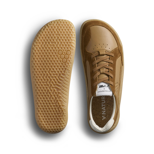 Vivobarefoot Gobi II Sneaker Premium Leather Mens Tan-1