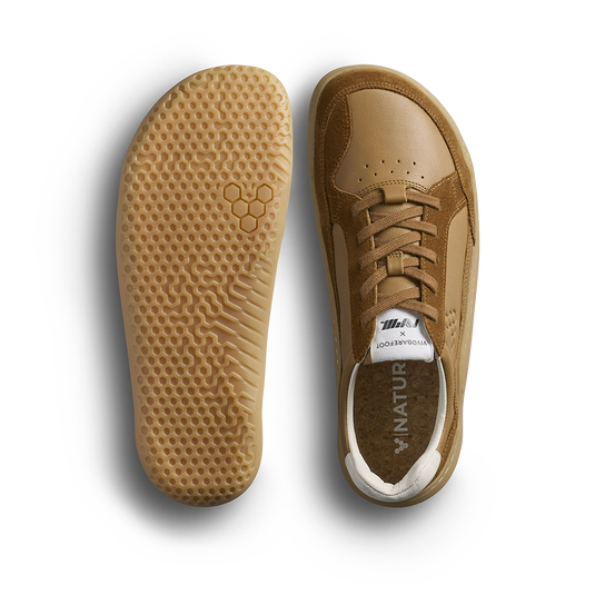 Vivobarefoot Gobi II Sneaker Premium Leather Womens Tan-1