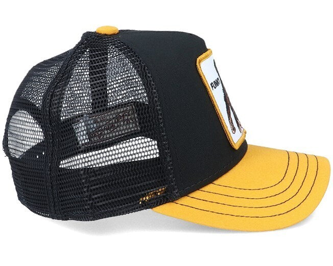 Load image into Gallery viewer, Goorin Brothers Trucker Kids Snapback Hat Adjustable Animal Series - Little Monkey (Black)-3
