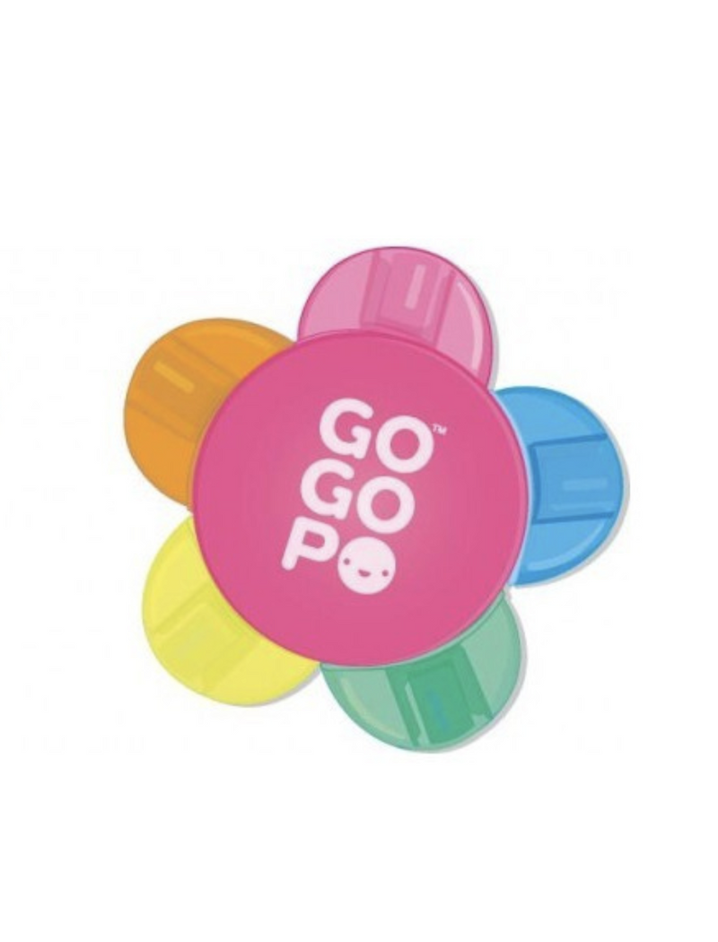 Load image into Gallery viewer, GoGoPo 5 Colour Flower Multi Highlighter Pen-2
