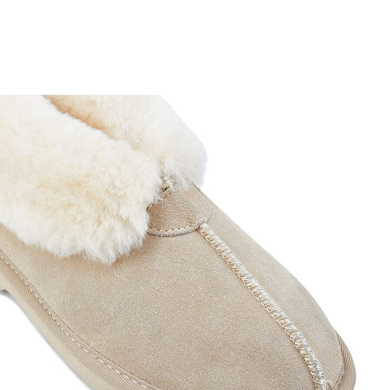 Load image into Gallery viewer, GROSBY Womens Princess UGG Boots Genuine Sheepskin Suede Leather Slippers-3
