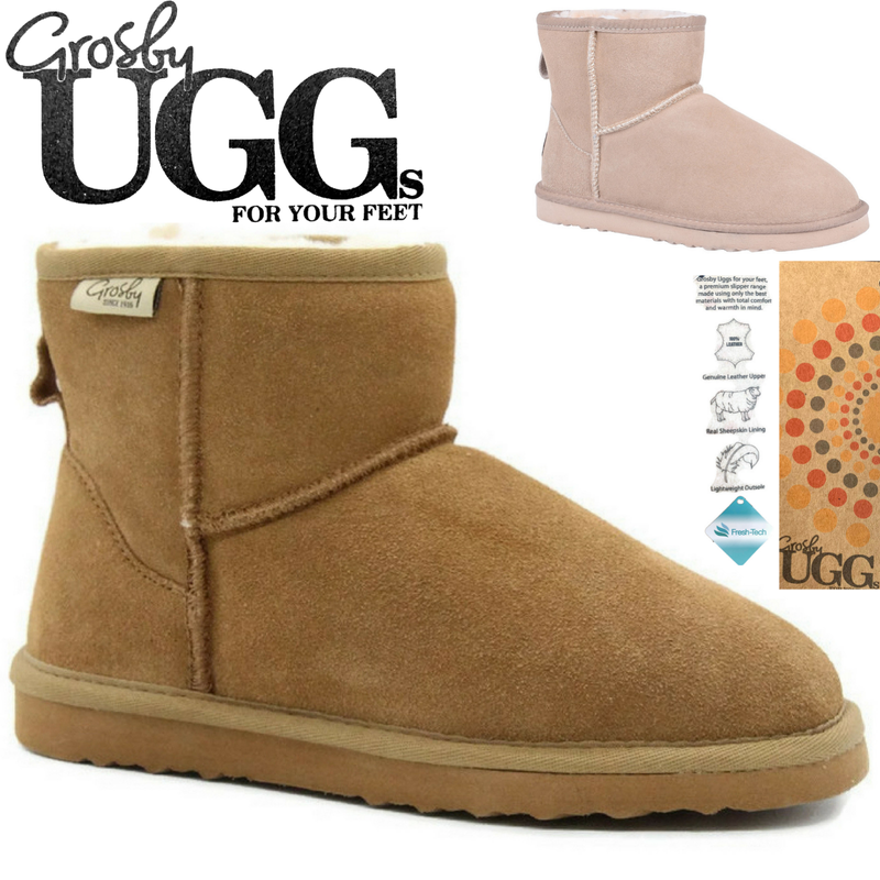 Load image into Gallery viewer, GROSBY Jillaroo Womens UGG Boots Genuine Sheepskin Suede Leather Moccasins-1
