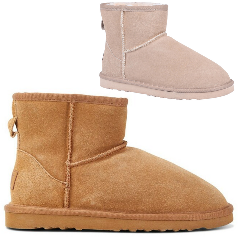 Load image into Gallery viewer, GROSBY Jillaroo Womens UGG Boots Genuine Sheepskin Suede Leather Moccasins-0
