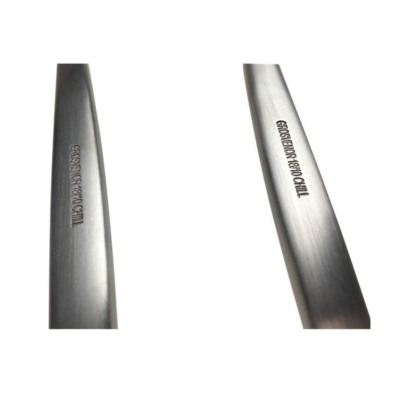 Load image into Gallery viewer, GROSVENOR Chill 2 Salad Servers 18/10 Stainless Steel Spoon Fork CHILL2SS-3
