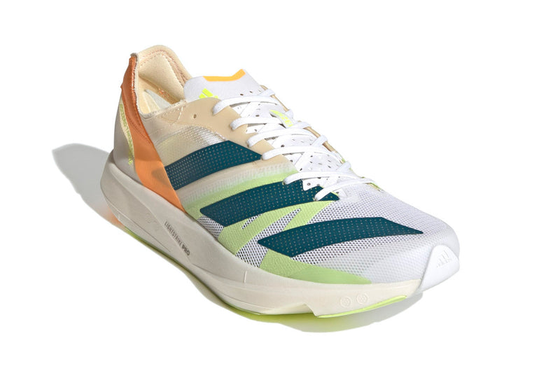 Load image into Gallery viewer, Adidas Mens adizero Takumi Sen 8 Running Shoes Runners Sneakers - White/Teal/Orange-2
