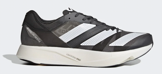 Adidas Mens Adizero Takumi Sen 8 Running Shoe - Grey Six/Cloud White/Core Black-1