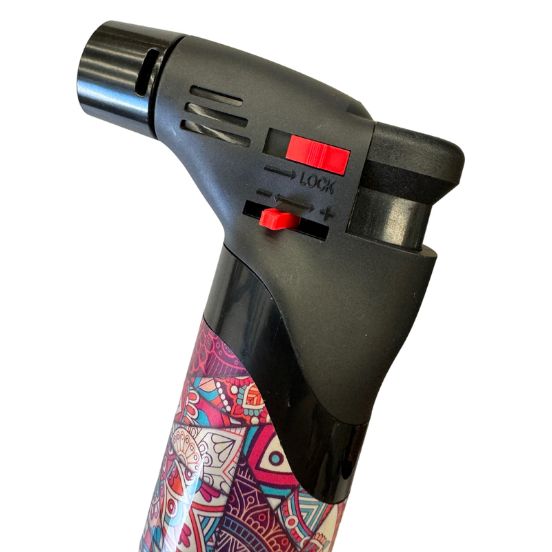 Load image into Gallery viewer, 12x Jet Gas Lighter Torch Gun Gas w/ Refillable Butane &amp; Safety Lock - Assorted Colours-3
