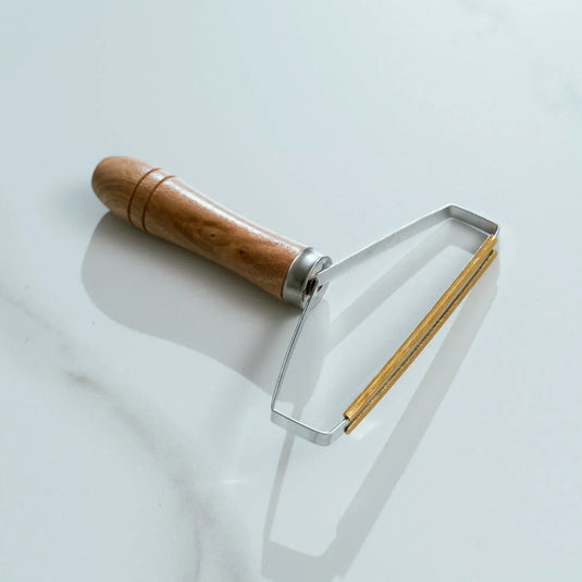 2x Wooden Lint Remover 13x16.5cm Clothes Brush - Natural-3