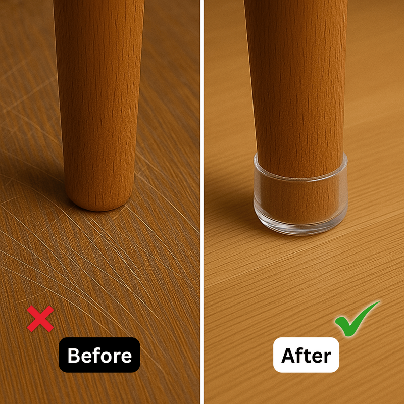 Load image into Gallery viewer, 8 Pack Furniture Leg Covers Feet Non Slip Floor Protector Soft Silicone-3
