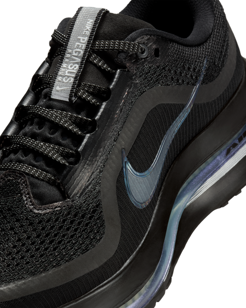 Load image into Gallery viewer, Nike Womens Pegasus Premium Shoes Sneakers Runners in Black/Black-Metallic Silver-4
