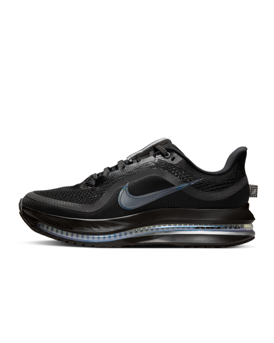 Nike Womens Pegasus Premium Shoes Sneakers Runners in Black/Black-Metallic Silver-0