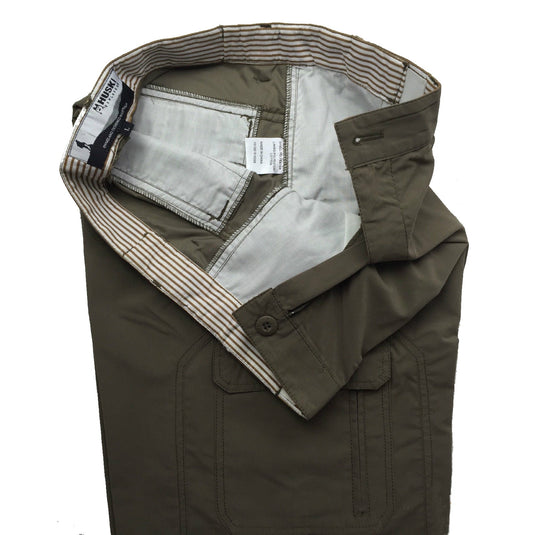 HUSKI Cargo Shorts Mens Cascade Microfibre Flexi Fit Short Army Military 515206-3