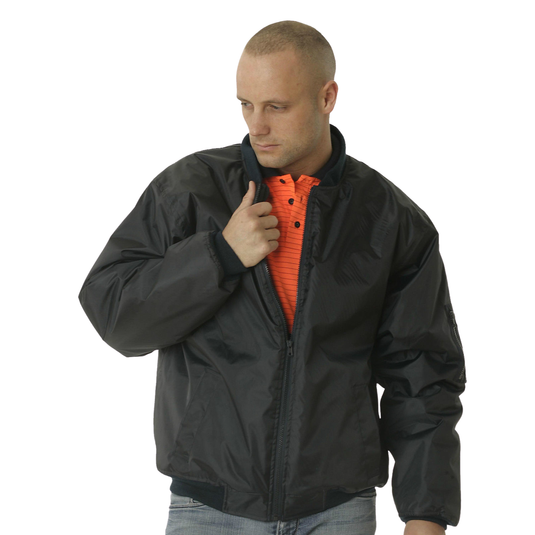 HUSKI Mens Quilted Combat Bomber Waterproof Jacket Windproof Workwear Coat-0