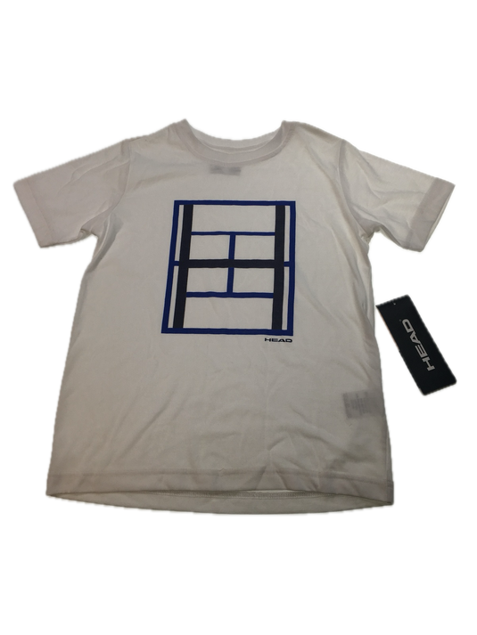 Head Youth Kids Childrens Race T-Shirt Top Tennis Court - White-1