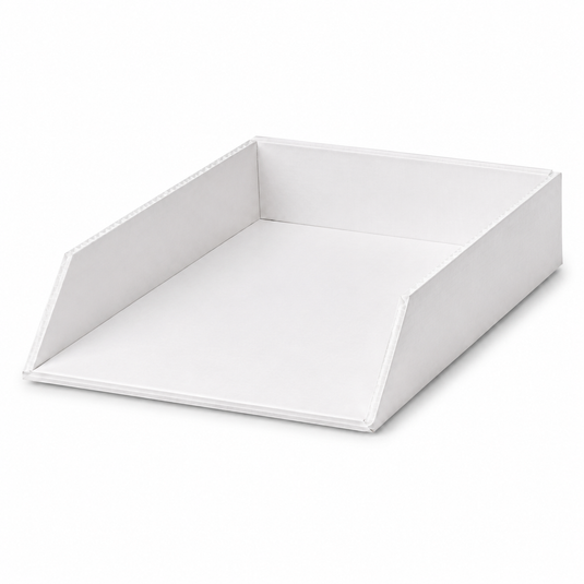 Italplast Eazi Fold A4 Document Tray in White-1