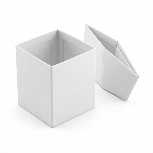 Foldable Pencil Cup for Home Office Desk Ruler Scissor Holder EAZI FOLD in White-2