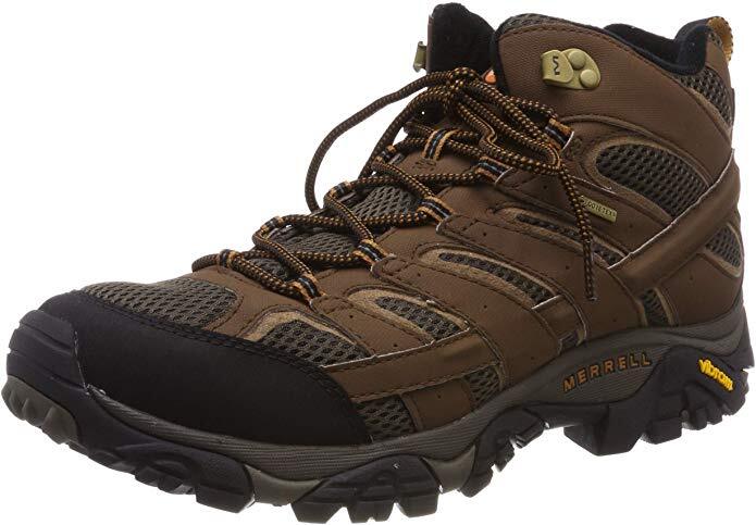 Load image into Gallery viewer, Merrell Mens Moab 2 Mid GTX Gore-Tex Hiking Shoes Boots Trail Outdoor - Earth-4
