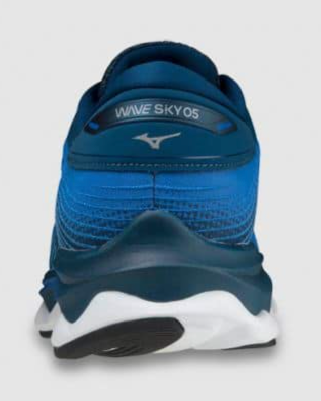 Load image into Gallery viewer, Mizuno Mens Wave Sky 5 Running Shoes Athletic Runners Sneakers - Indigo Blue-4
