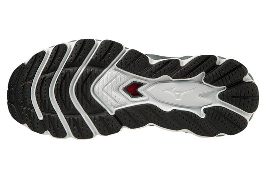Mens Mizuno Wave Sky 7 2E Wide Black/Glacial Ridge/Stormy Weather, Size 11.5-2