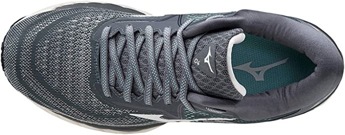 Load image into Gallery viewer, Mizuno Womens Wave Sky 4 Sneakers Running Shoes - Castlerock Snow Beach Glass-3
