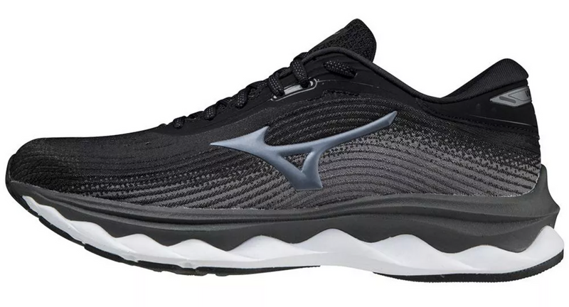 Load image into Gallery viewer, Mizuno Womens Wave Sky 5 D Running Athletic Shoes Runners Sneakers - Black-3
