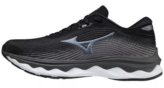 Mizuno Womens Wave Sky 5 D Running Athletic Shoes Runners Sneakers - Black-3
