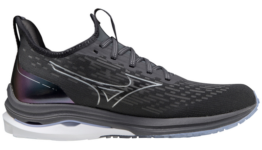 Mizuno Womens Wave Rider Neo 2 Running Athletic Runners Shoes Sneakers - Black-3