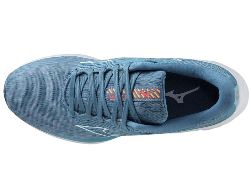 Load image into Gallery viewer, Mizuno Wave Rider 26 Womens Running Shoes Mountain Spring / White / Flax in US 8-3
