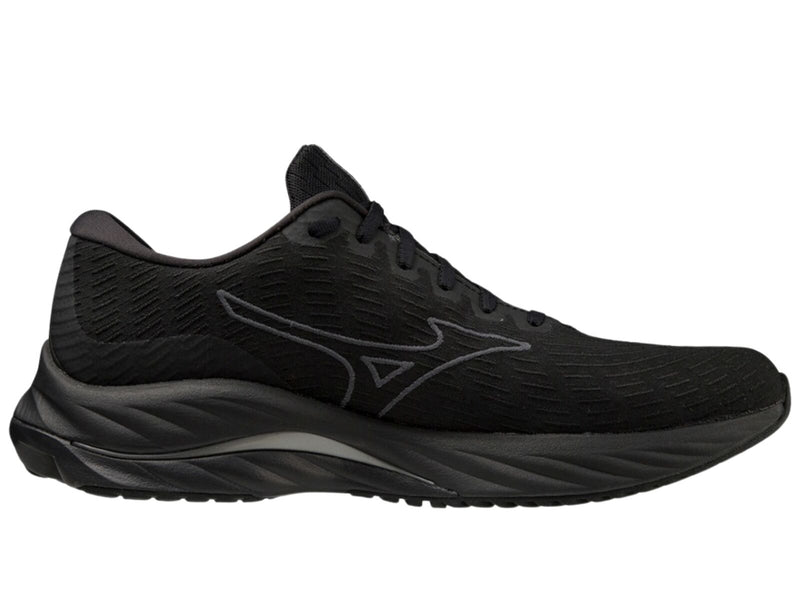 Load image into Gallery viewer, Mizuno Wave Rider 26 SSW Womens Running Shoes – Black/Ultimate Gray – Smooth Stretch Woven – Enerzy Foam – Cushioned &amp; Stable US 7-3
