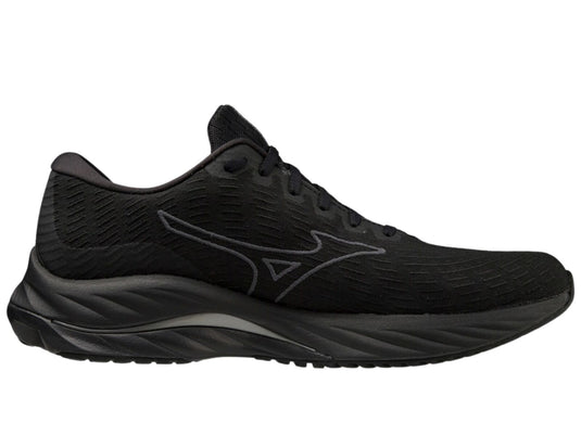 Mizuno Wave Rider 26 SSW Womens Running Shoes – Black/Ultimate Gray – Smooth Stretch Woven – Enerzy Foam – Cushioned & Stable US 8-3