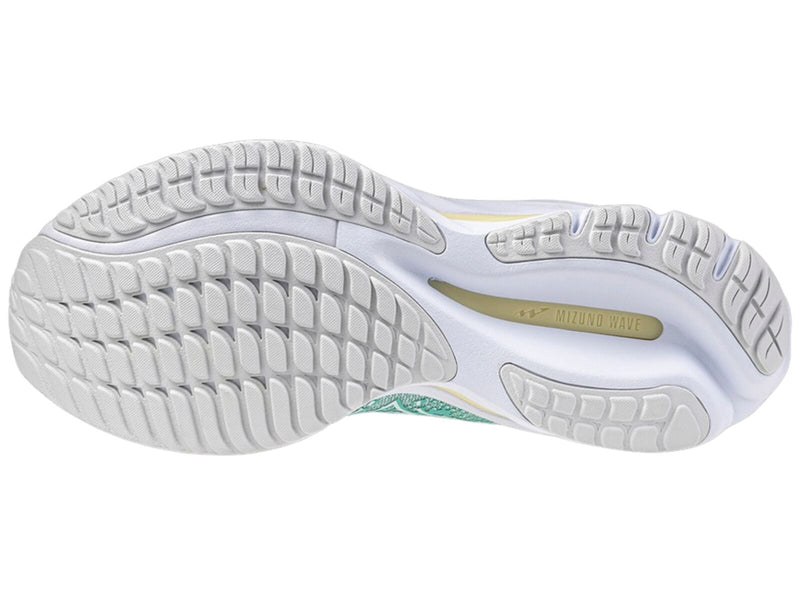 Load image into Gallery viewer, Mizuno Wave Rider 27 Womens Running Shoes Eggshell Blue / Anise Flower in US 7-2
