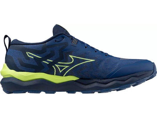 Mizuno Wave Daichi 8 Mens Trail Running Wave Shoes Blue Green – US 11-2