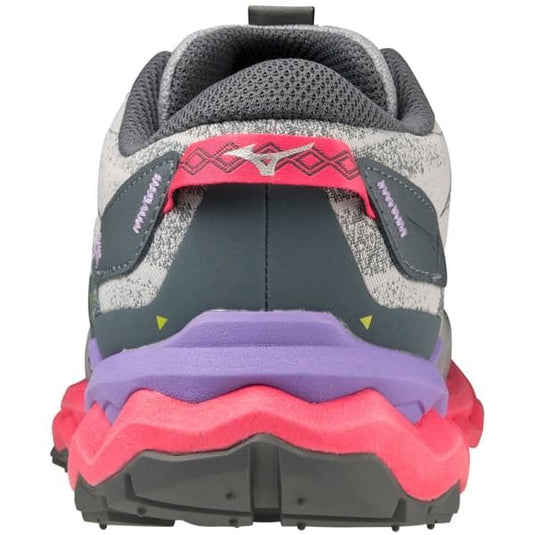 Womens Mizuno Wave Daichi 7 2023 Pearl Blue/High-Vis Pink/Purple Punch US 7-4