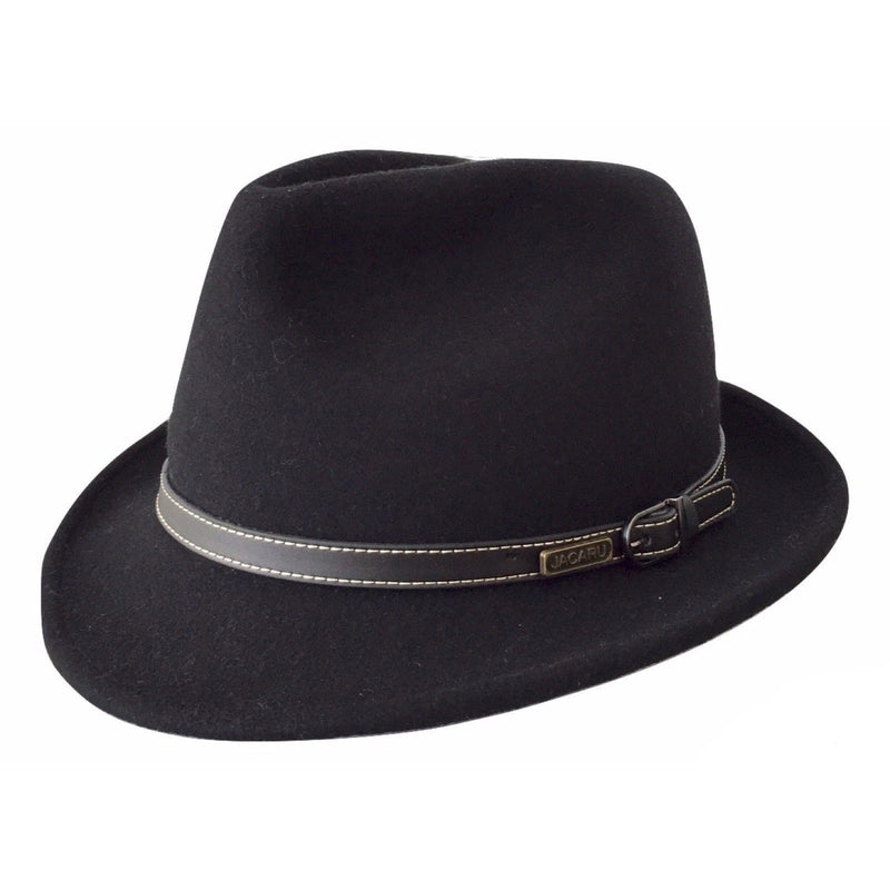 Load image into Gallery viewer, JACARU Australian Wool Hat Trilby Fedora 100% WOOL Crushable Travel Genuine 1848-9
