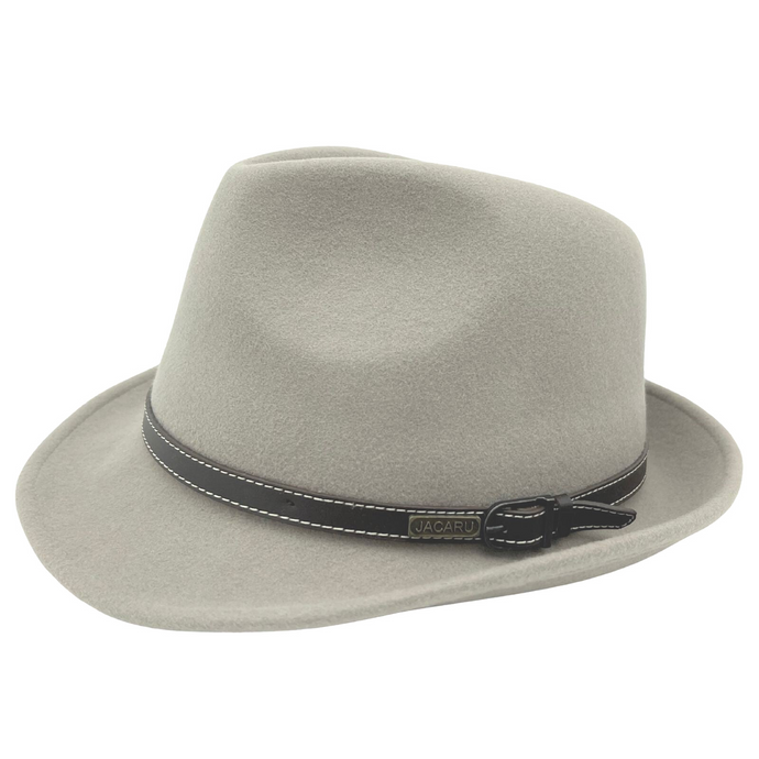 JACARU Australian Wool Hat Trilby Fedora 100% WOOL Crushable Travel Genuine 1848-20