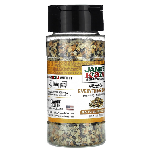 12x Jane's Krazy Mixed up Seasoning - Everything Bagel Seasoning (78g)-2
