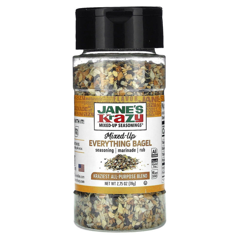 Load image into Gallery viewer, Jane's Krazy Mixed up Seasoning - Everything Bagel Seasoning (78g)-2
