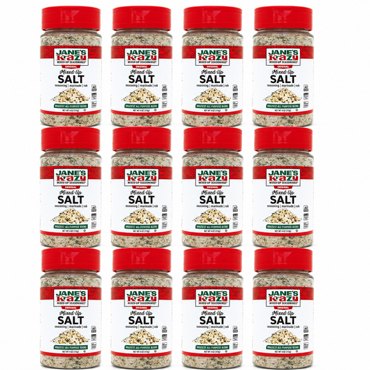 12x Jane's Krazy Mixed Up Salt Seasoning Marinade Rub (113g)-1