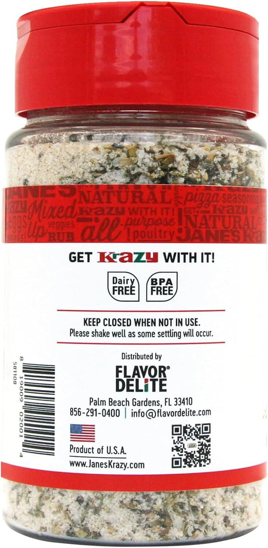 12x Jane's Krazy Mixed Up Salt Seasoning Marinade Rub (113g)-3