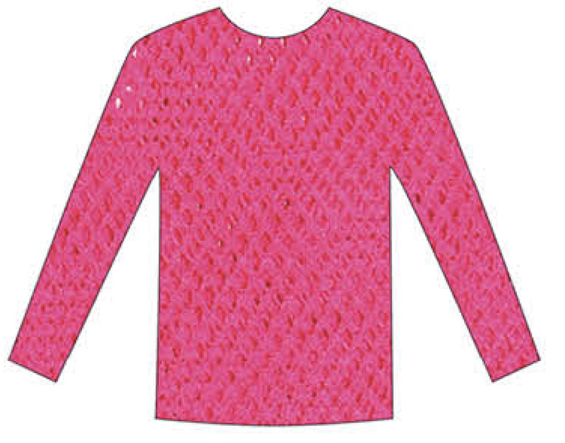 Load image into Gallery viewer, Womens Fishnet Mesh Top Long Sleeve Sheer See Through Party Costume - Hot Pink-2
