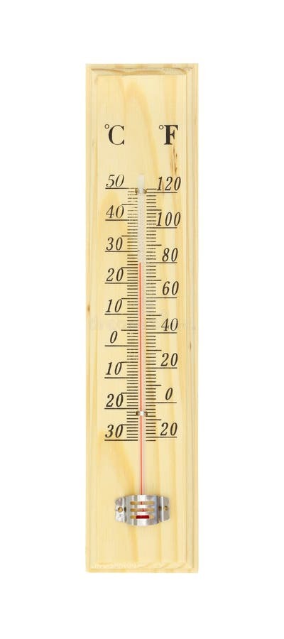 27cm WOODEN THERMOMETER Indoor Outdoor Glass Wall Hanging Room Sensor Jumbo-0