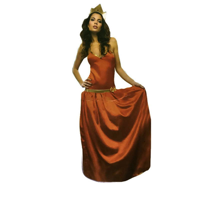 Load image into Gallery viewer, Ladies PRINCESS COSTUME Red Dress Fancy Dress Up Party Womens Cosplay Halloween-0
