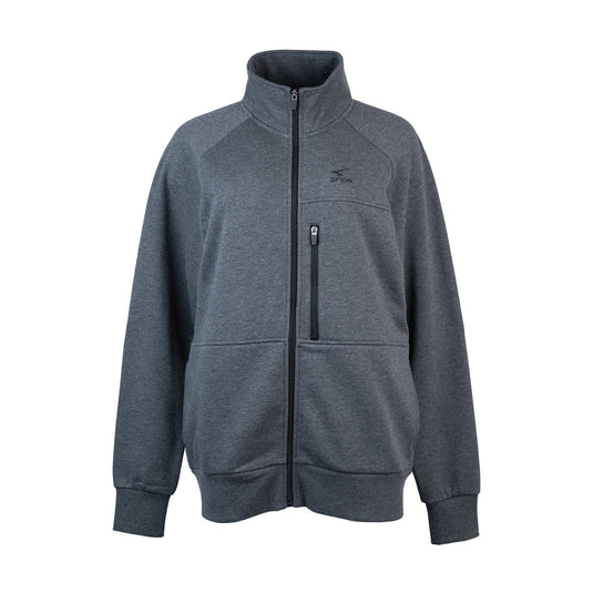 Jensen Fleece Collar Jacket Charcoal Marle-0