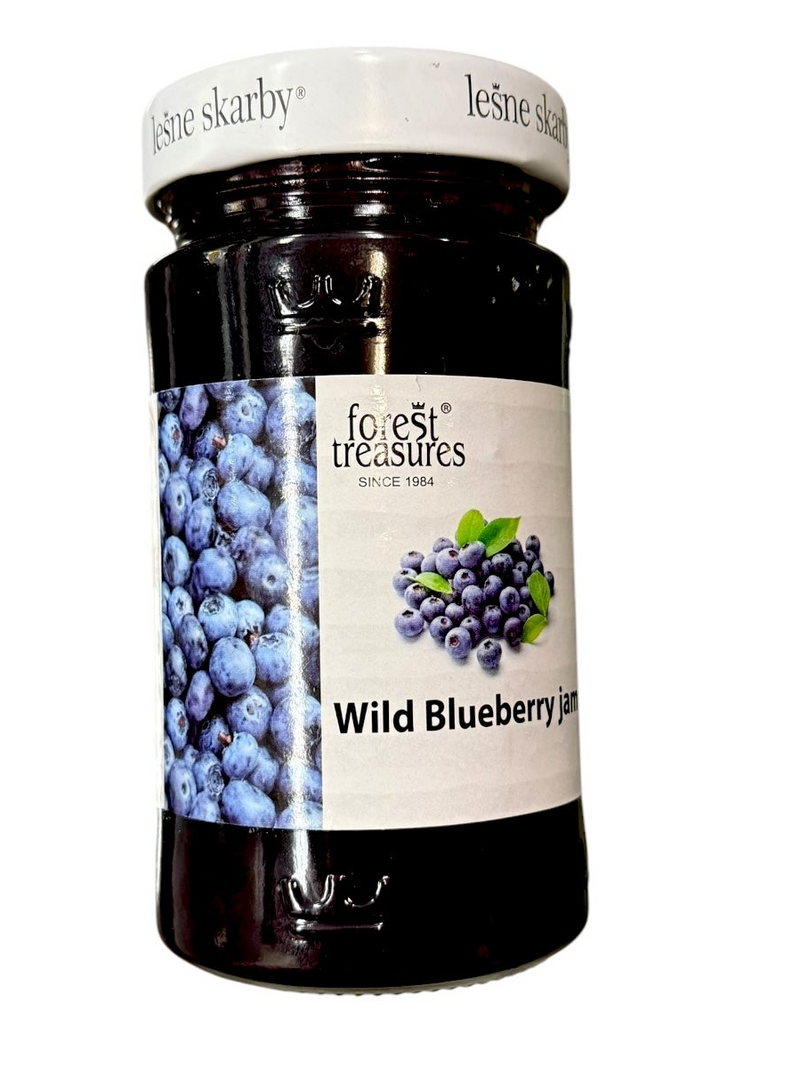 Load image into Gallery viewer, 320g Wild Blueberry Jam Spread in Glass Jar - Product of Poland-2
