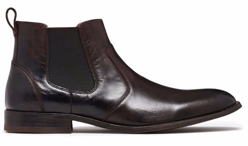 Load image into Gallery viewer, JULIUS MARLOW Harry Leather Boots Mens Slip On Dress Work Chelsea Shoes-23
