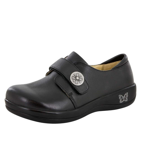 ALEGRIA Joleen Nursing Shoes Slip On Womens Work Working Hospitality - Black-0