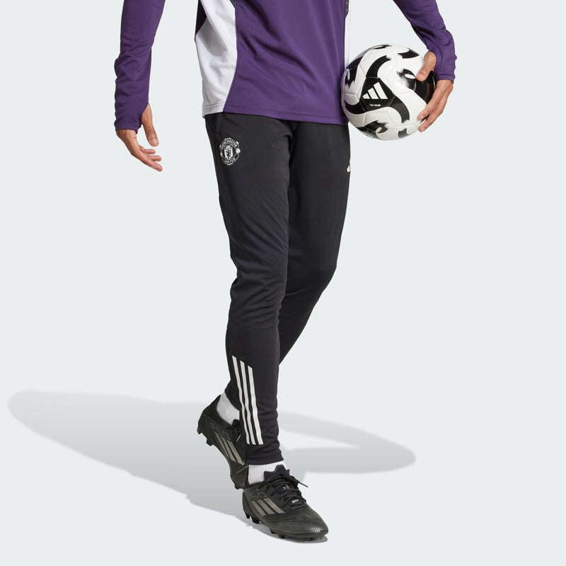 Load image into Gallery viewer, Adidas x Manchester United Tiro Joggers Soccer Training Track Pants in Black-3
